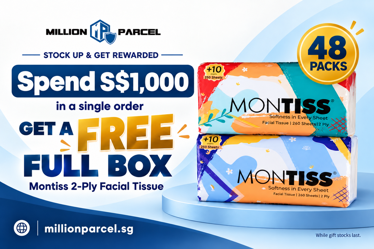 October Stock-Up Rewards: Spend S$1,000 & Get a Free Box of Montiss Tissue