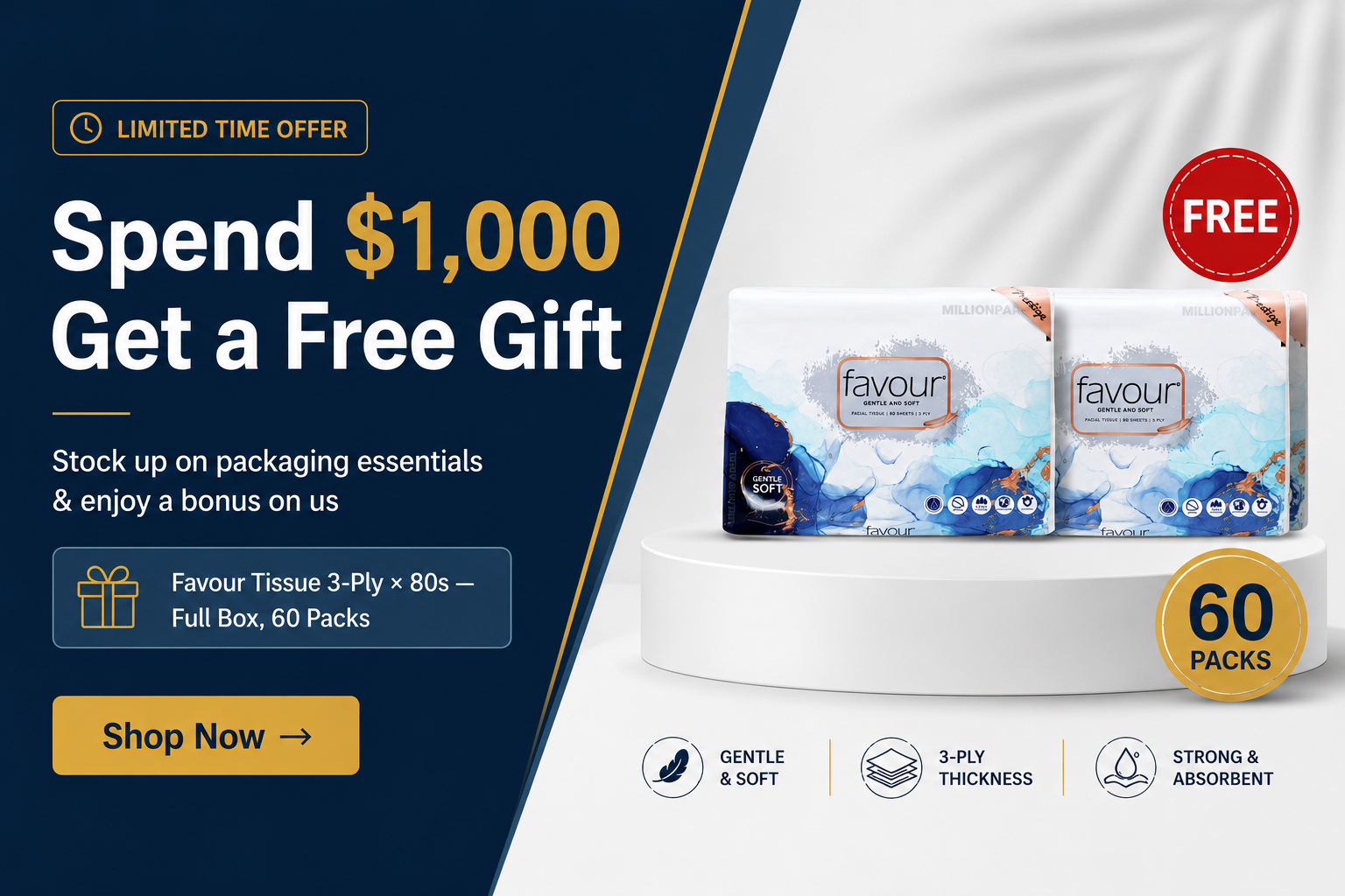 Free Tissue - MillionParcel