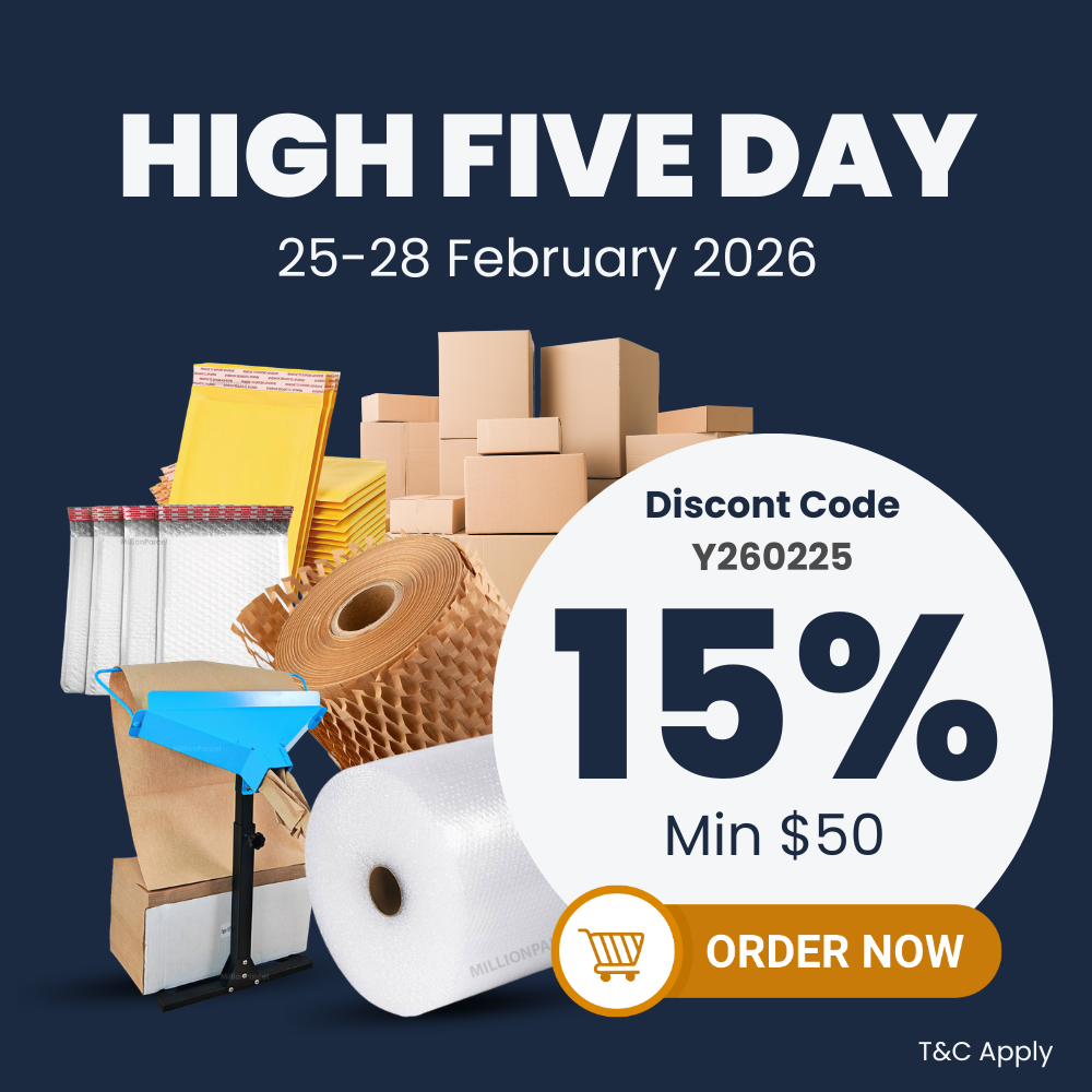 🖐 High Five Day Event – 15% OFF Storewide (25–28 Feb 2026) - MillionParcel