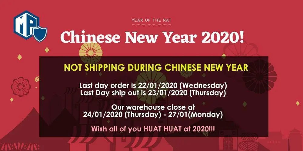 Chinese New Year 2020 Notice - MillionParcel