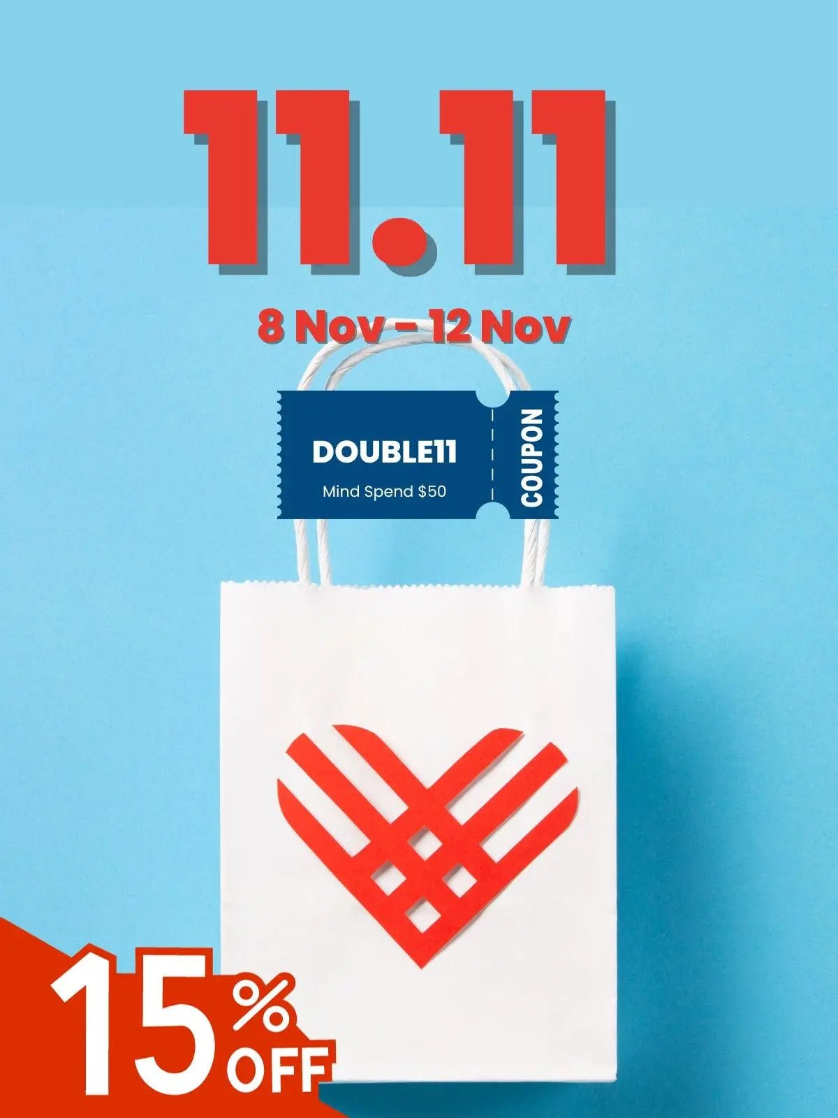 Exclusive Double 11 Shopping Day Offer: Save 15% on Packaging Products Over $50! - MillionParcel