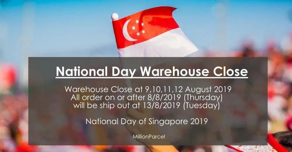 National Day of Singapore 2019 - MillionParcel