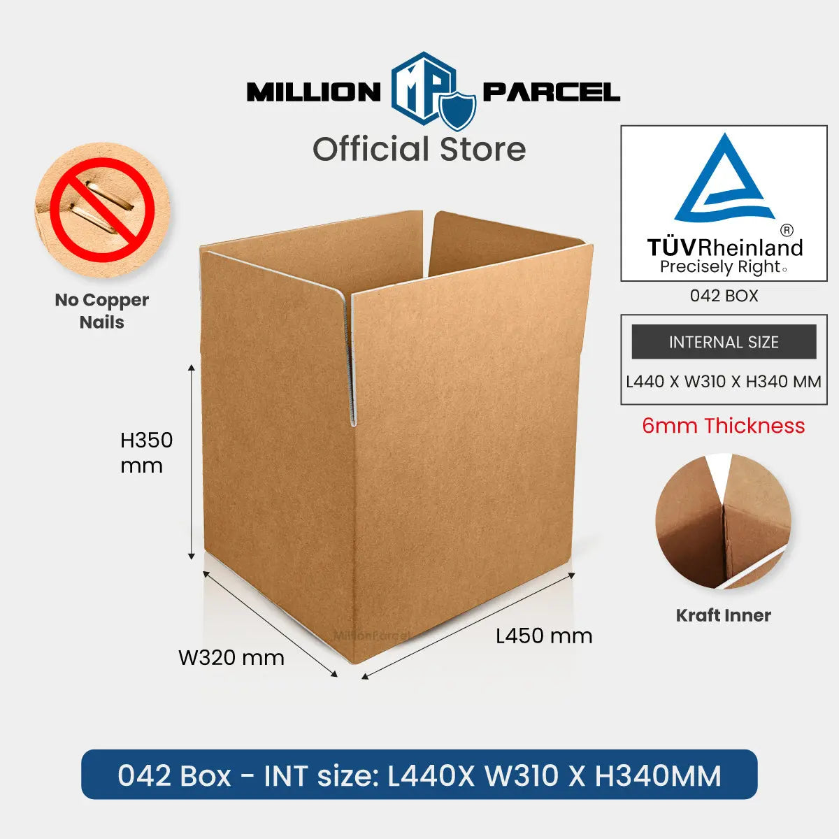 Thermal Insulation Carton Box | Aluminum Foil Box | Thermal Box - MillionParcel