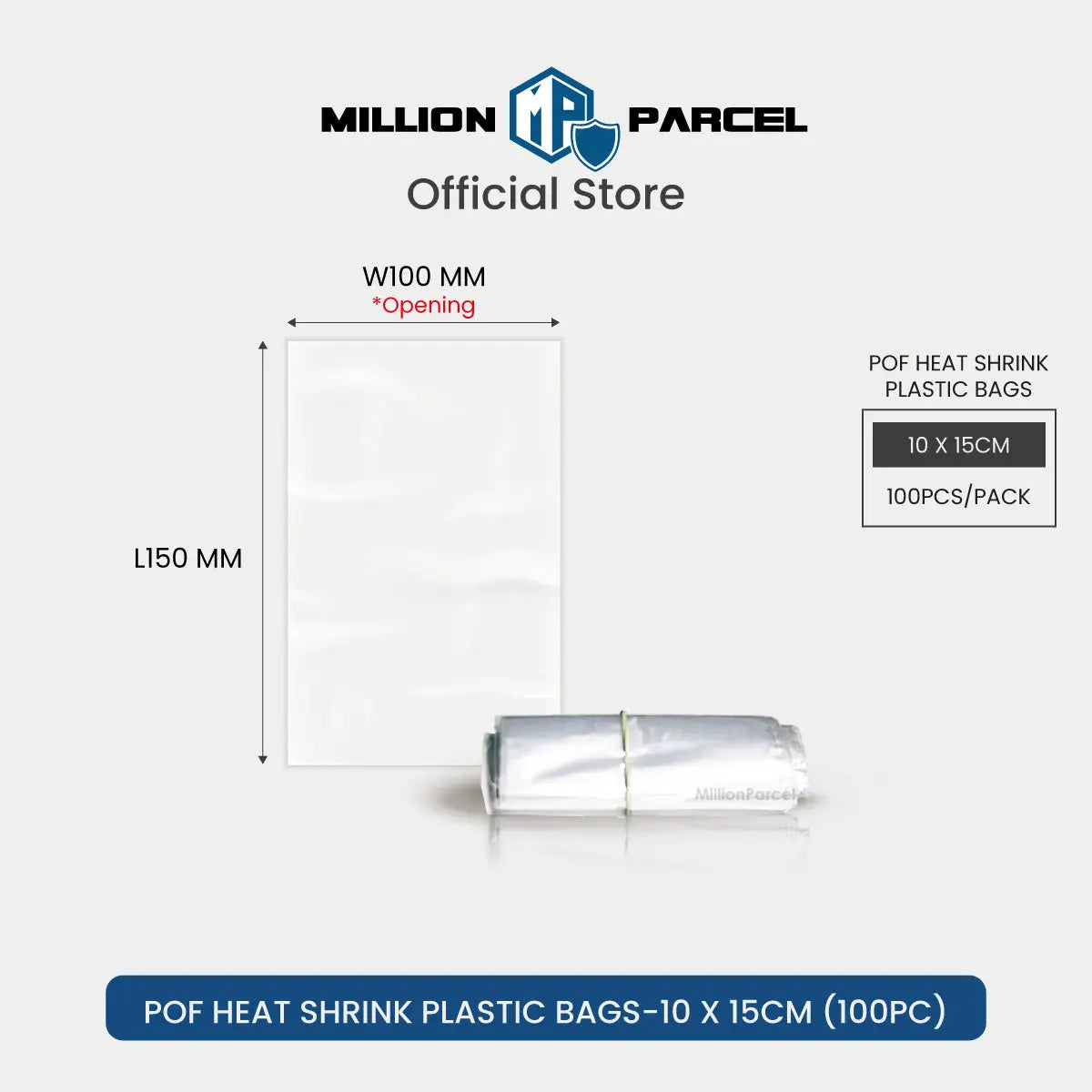POF Heat Shrink Plastic Bags - MillionParcel