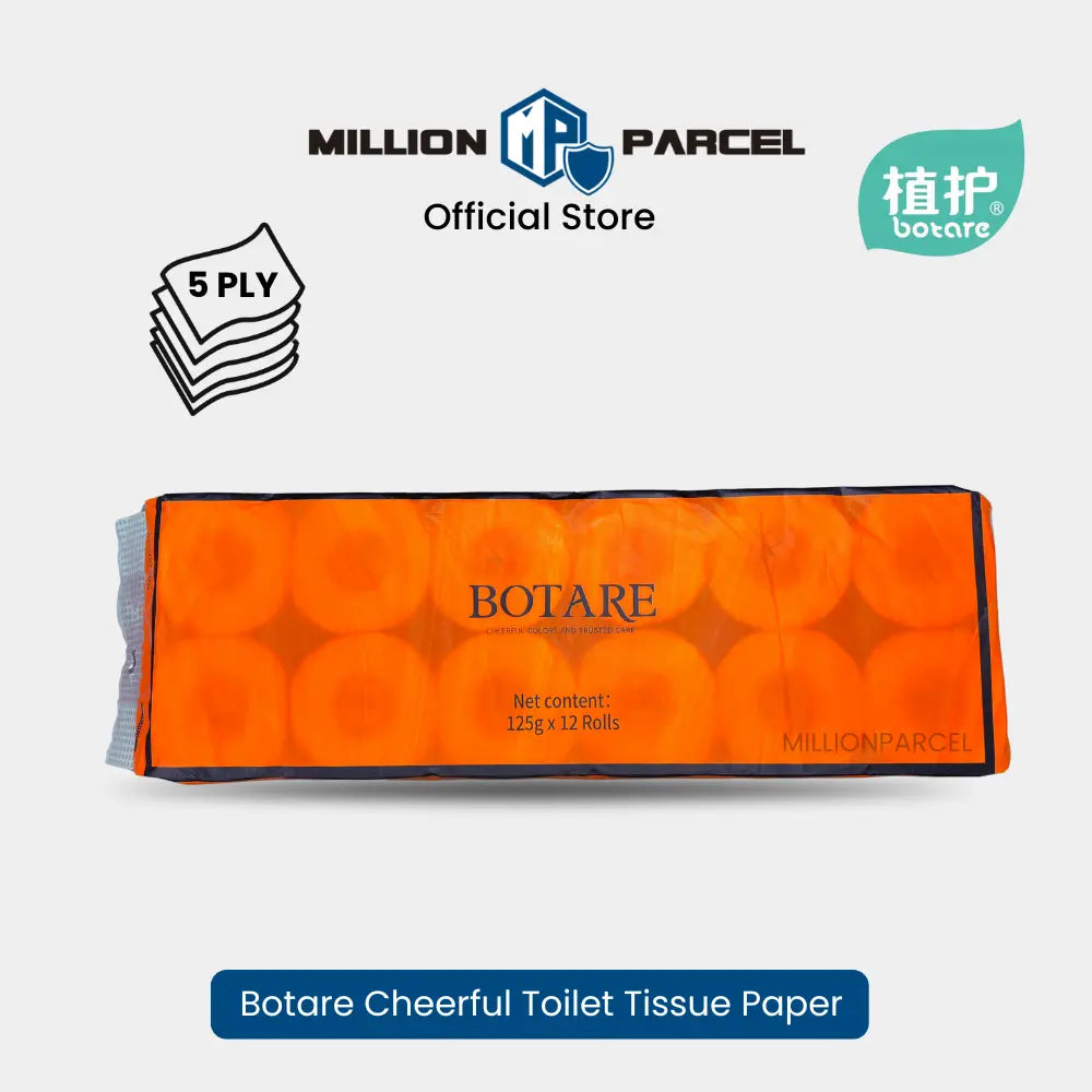 Botare Toilet Paper 5ply | Air Cushion Cheerful Design - MillionParcel