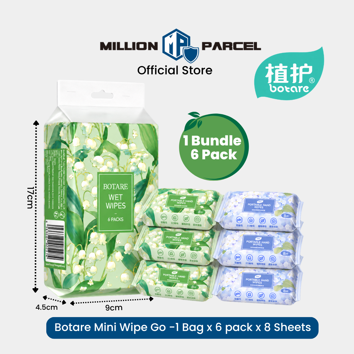 Botare Baby Wipes | Penjagaan Lembut untuk Kulit Bayi Anda