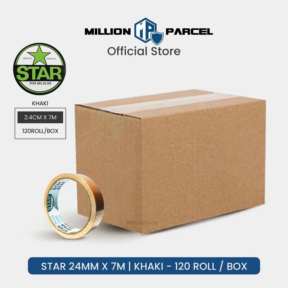 STAR 2000 Cloth Tape | Duct Tape - Easy Tear - MillionParcel