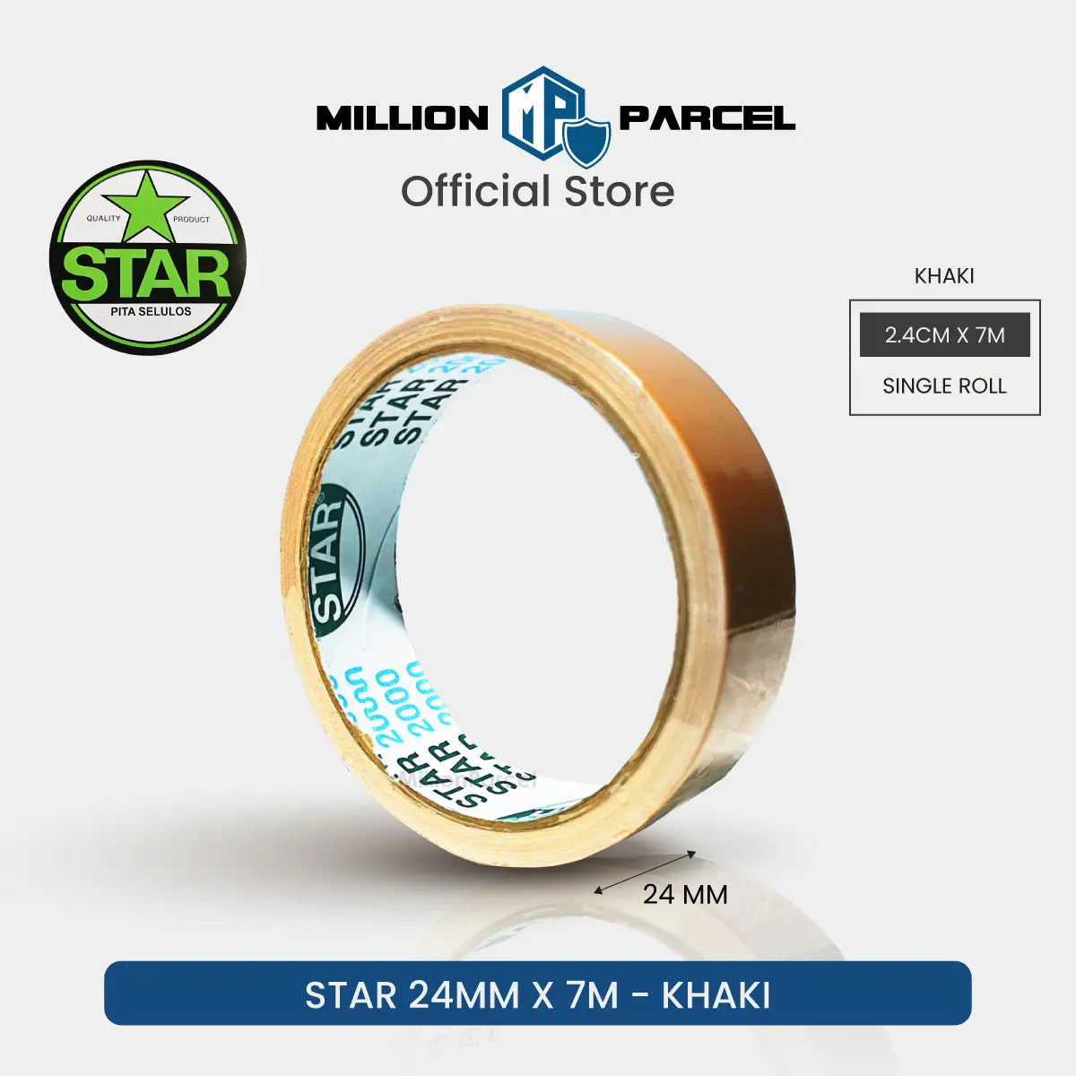 STAR 2000 Cloth Tape | Duct Tape - Easy Tear - MillionParcel