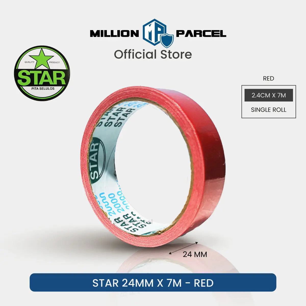 STAR 2000 Cloth Tape | Duct Tape - Easy Tear - MillionParcel