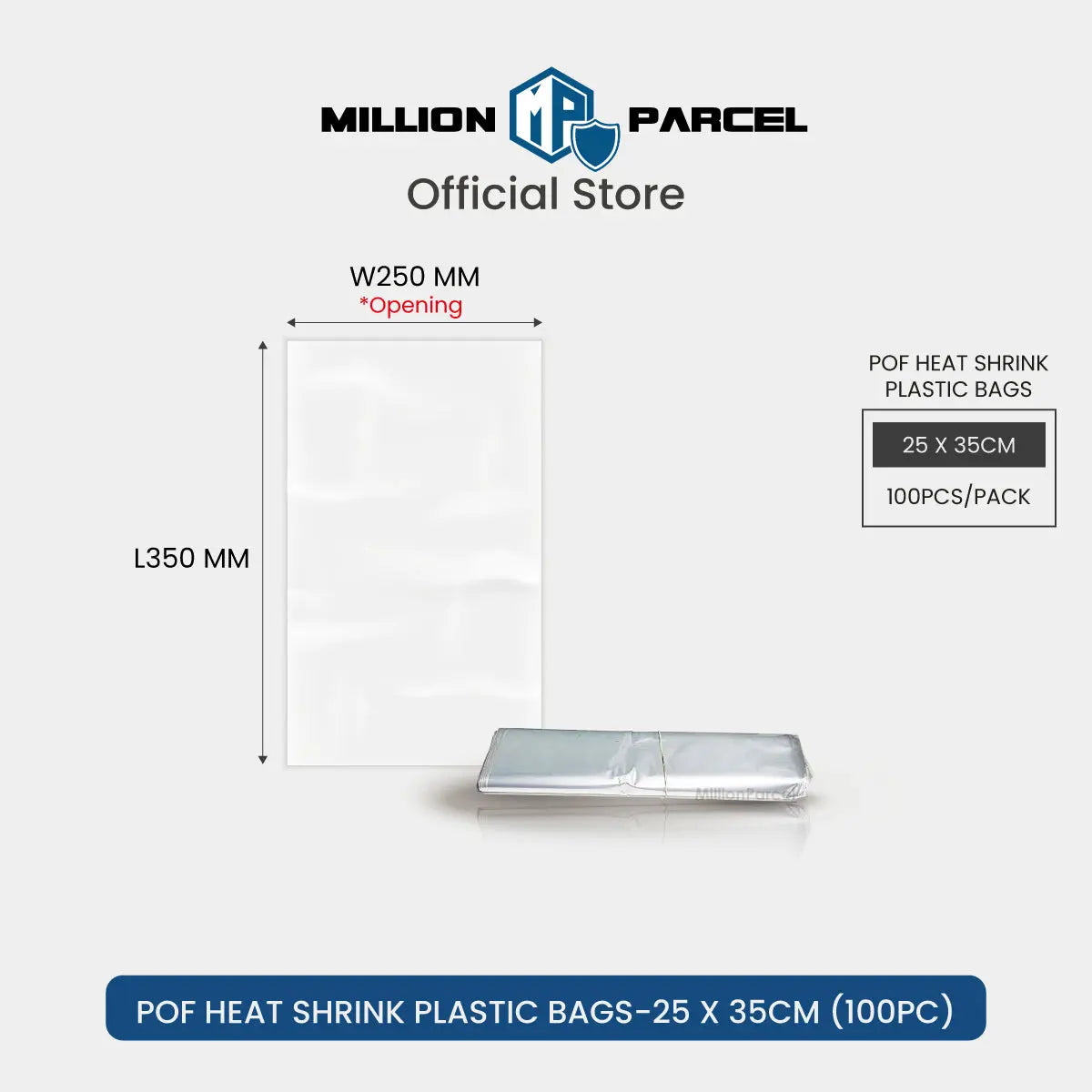 POF Heat Shrink Plastic Bags - MillionParcel