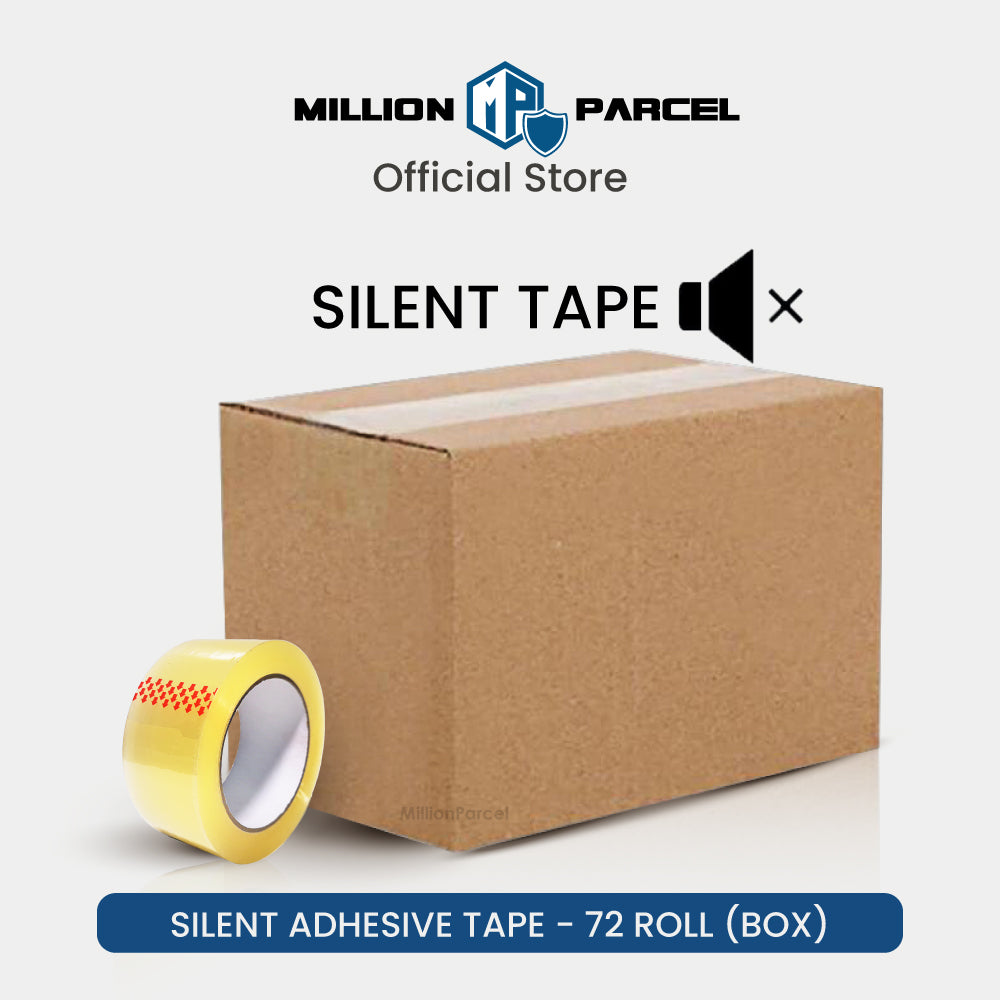Silent Adhesive Tape 4.8cm x 100m - MillionParcel - MillionParcel