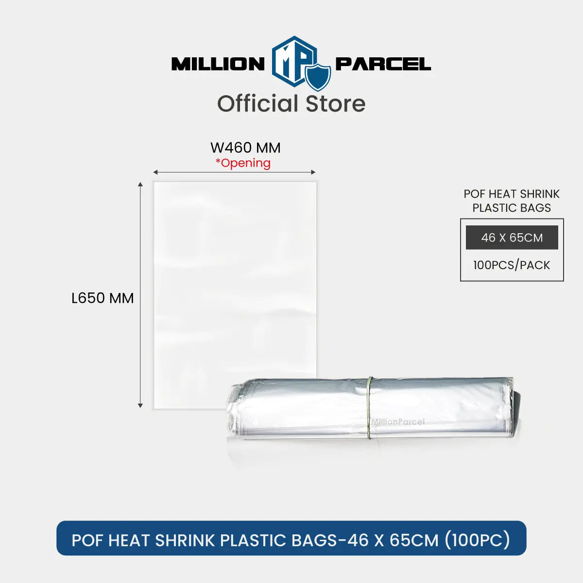 POF Heat Shrink Plastic Bags - MillionParcel