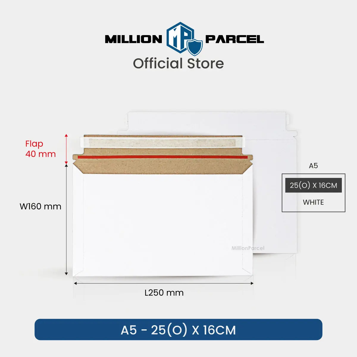 Mailing Cardboard Envelope | Rigid Envelope - MillionParcel