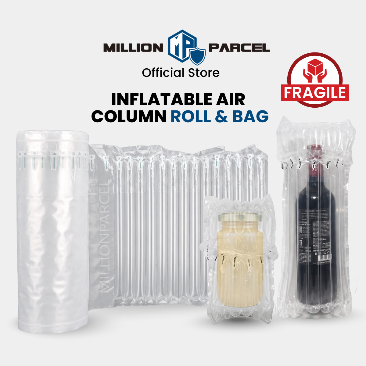 Inflatable Air Column Roll & Bag - Fragile Shipment Protection