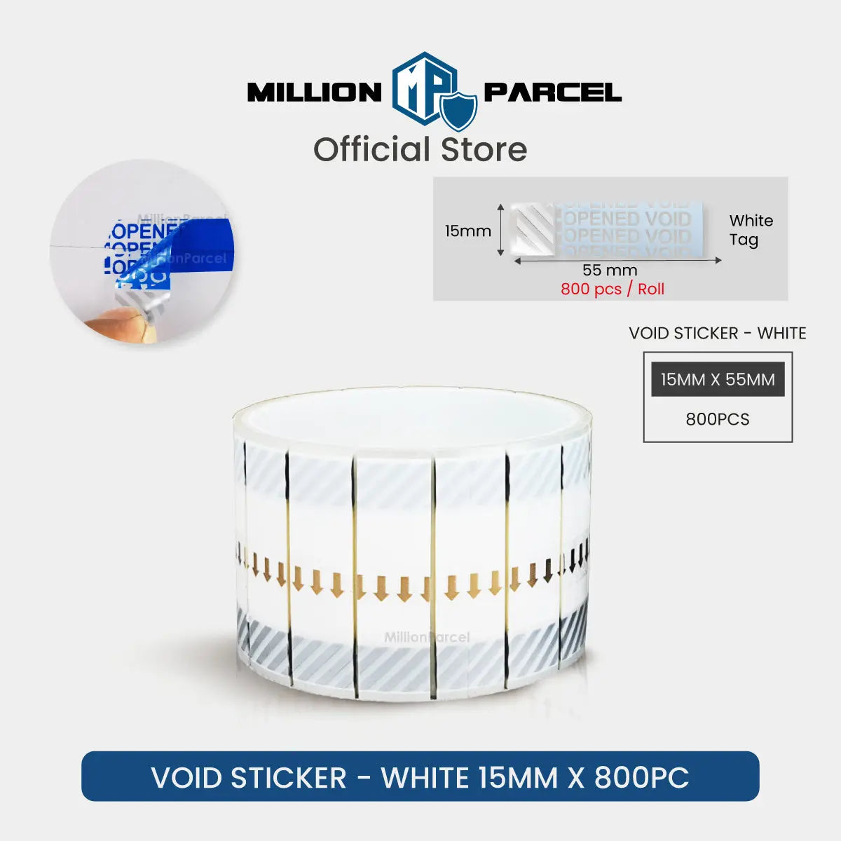 Warranty Void Tape | Void Sticker | Seal Sticker - MillionParcel