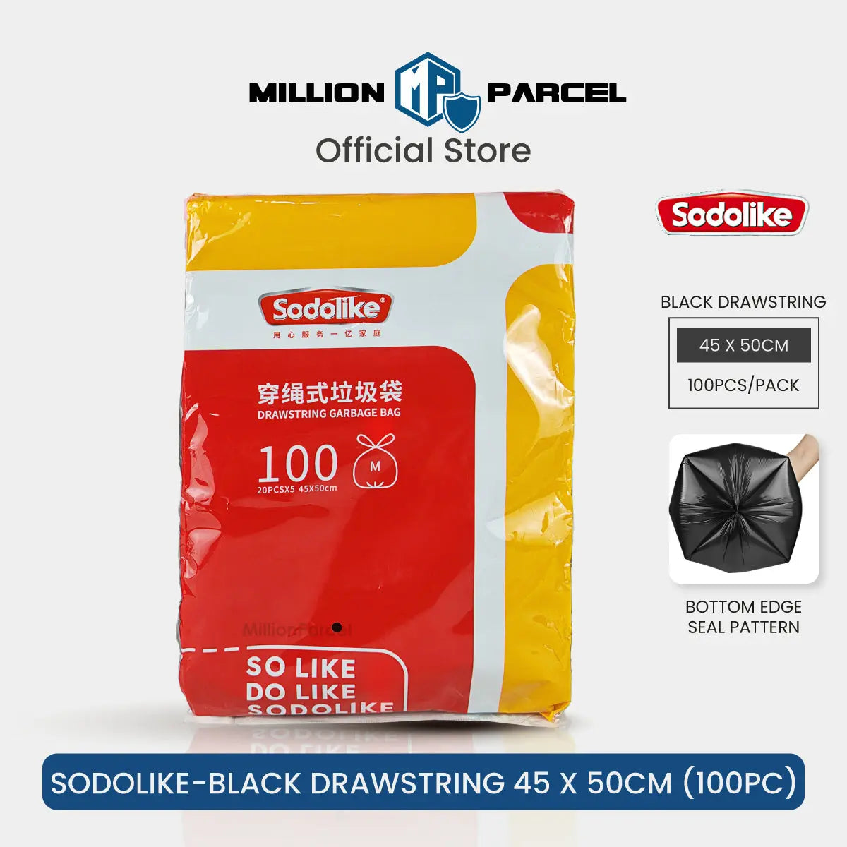 Draw String Rubbish Bag | Trash Bag - MillionParcel