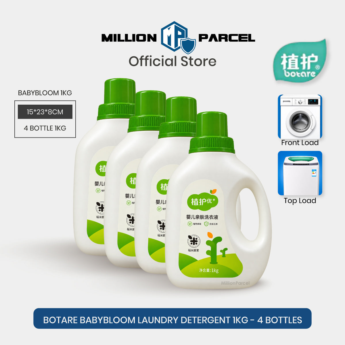 Botare Perfume & Baby Laundry Detergent | Sakura, Freesia, BabyBloom
