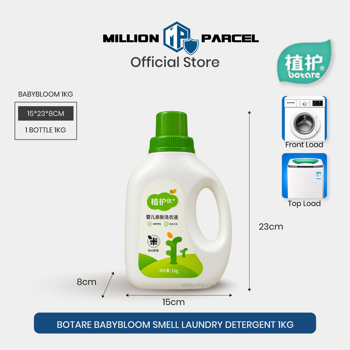 Botare Perfume & Baby Laundry Detergent | Sakura, Freesia, BabyBloom
