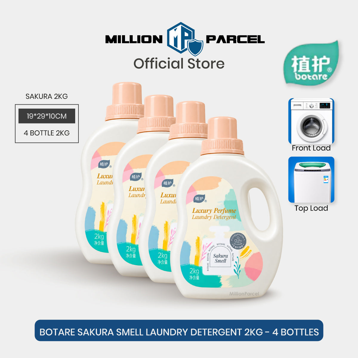 Botare Perfume & Baby Laundry Detergent | Sakura, Freesia, BabyBloom