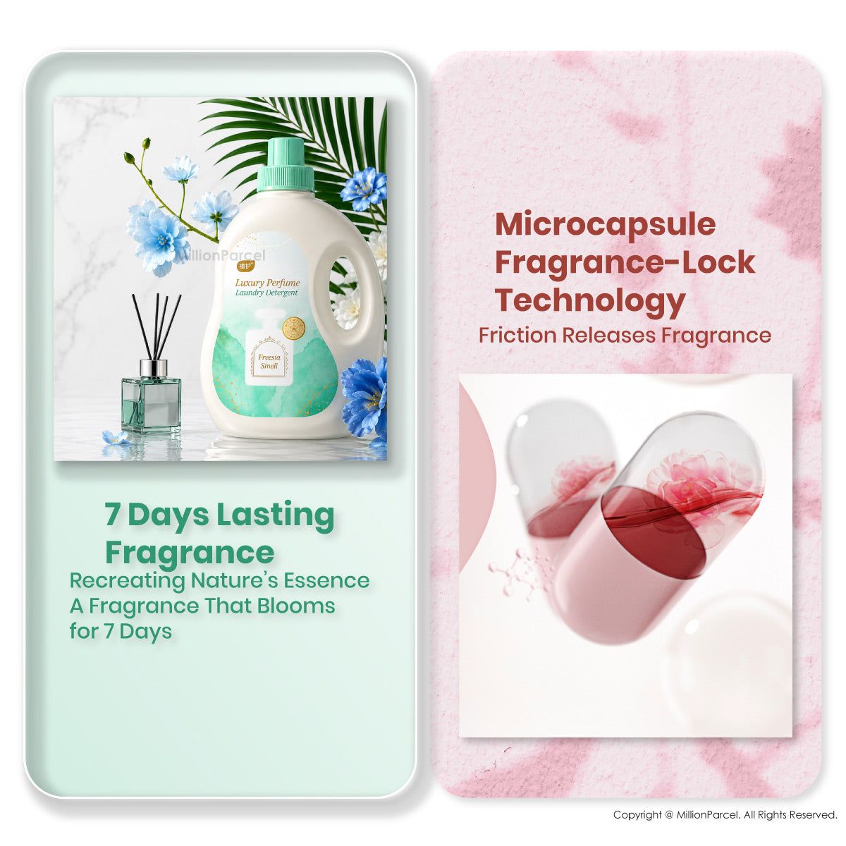 Botare Perfume & Baby Laundry Detergent | Sakura, Freesia, BabyBloom
