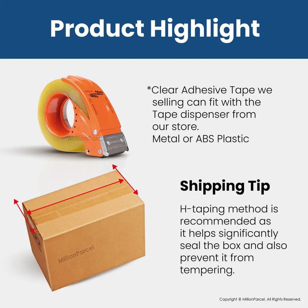 Clear Adhesive Tape | Opp Tape - MillionParcel