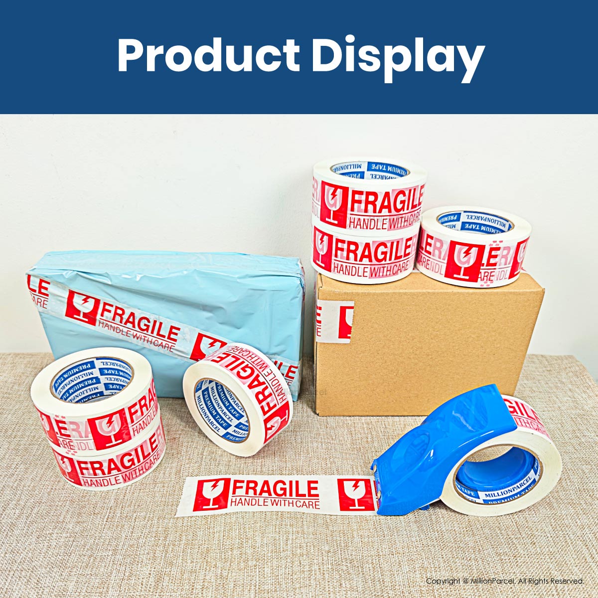 Fragile Adhesive Tape - Ensure your fragile items arrive safely