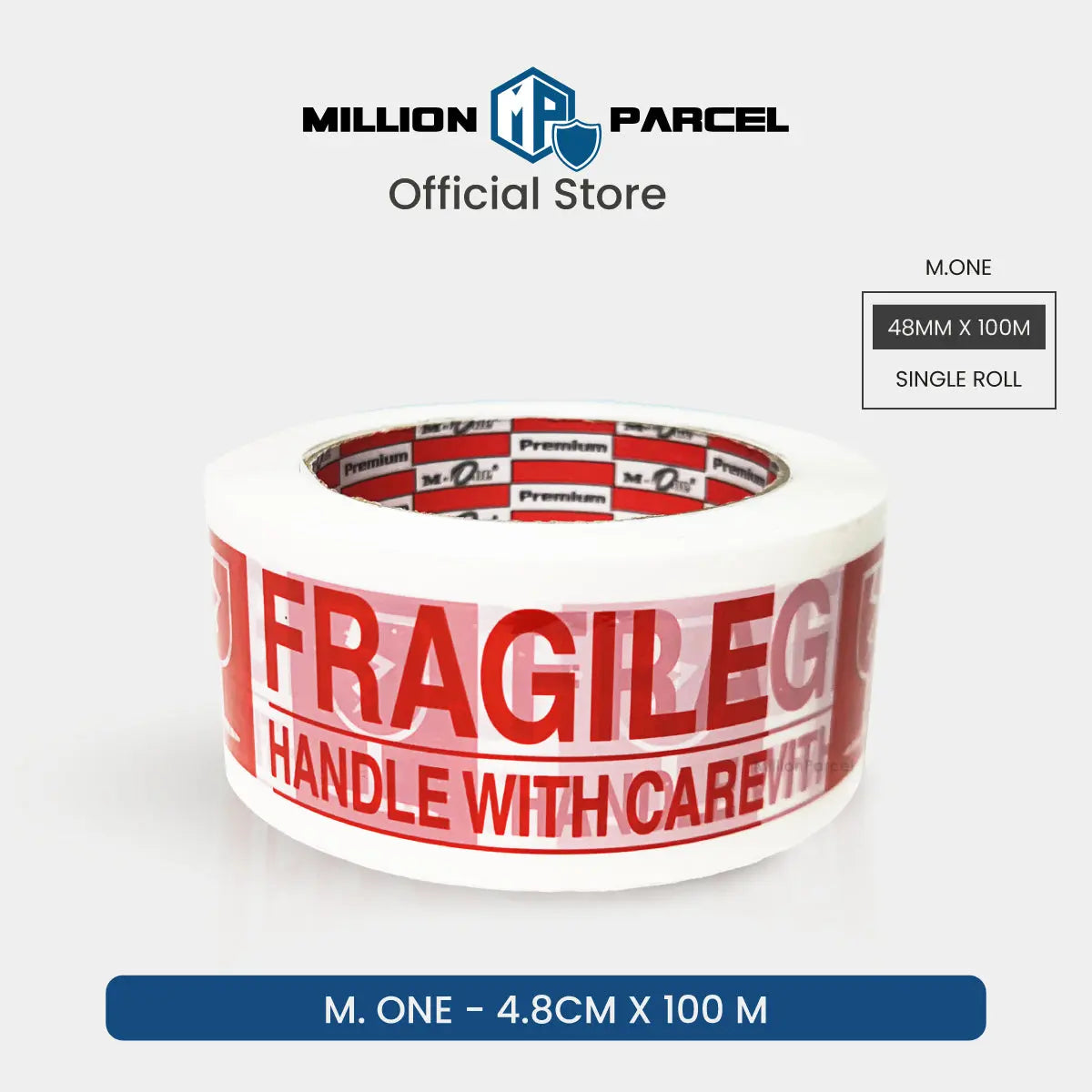 Fragile Adhesive Tape - Ensure your fragile items arrive safely - MillionParcel
