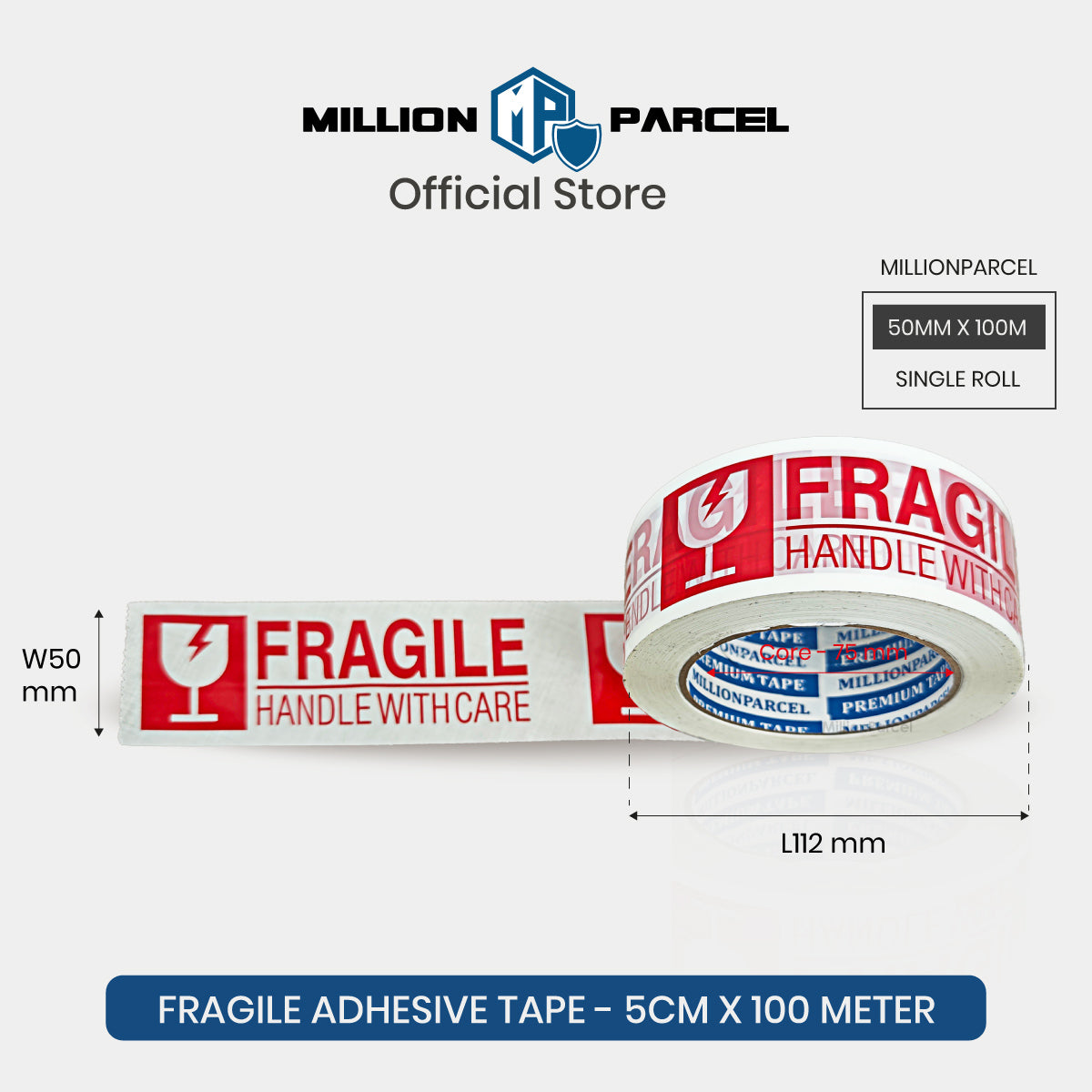 Fragile Adhesive Tape - Ensure your fragile items arrive safely