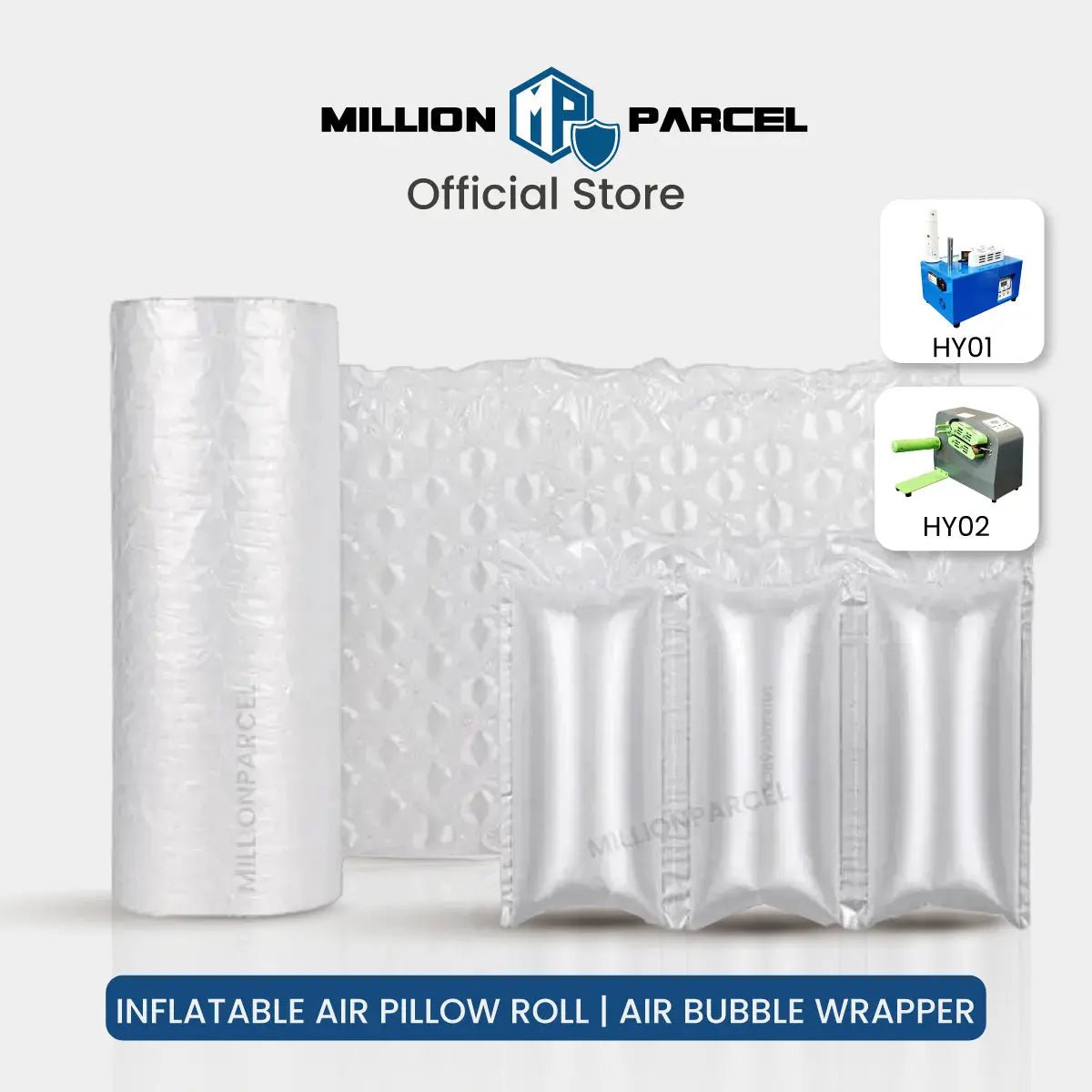 Inflatable Air Pillow Roll | Air Bubble Wrapper - MillionParcel