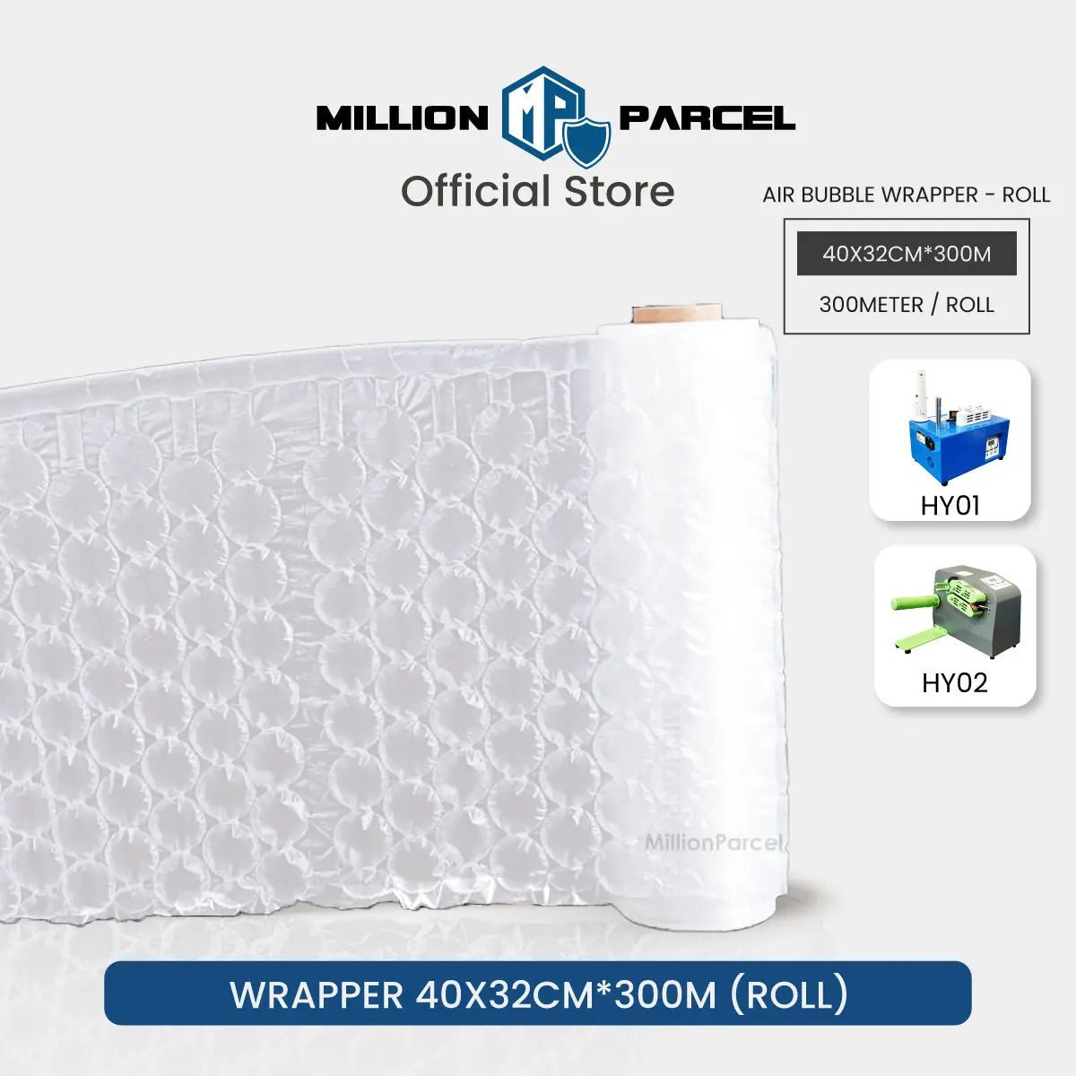 Inflatable Air Pillow Roll | Air Bubble Wrapper - MillionParcel