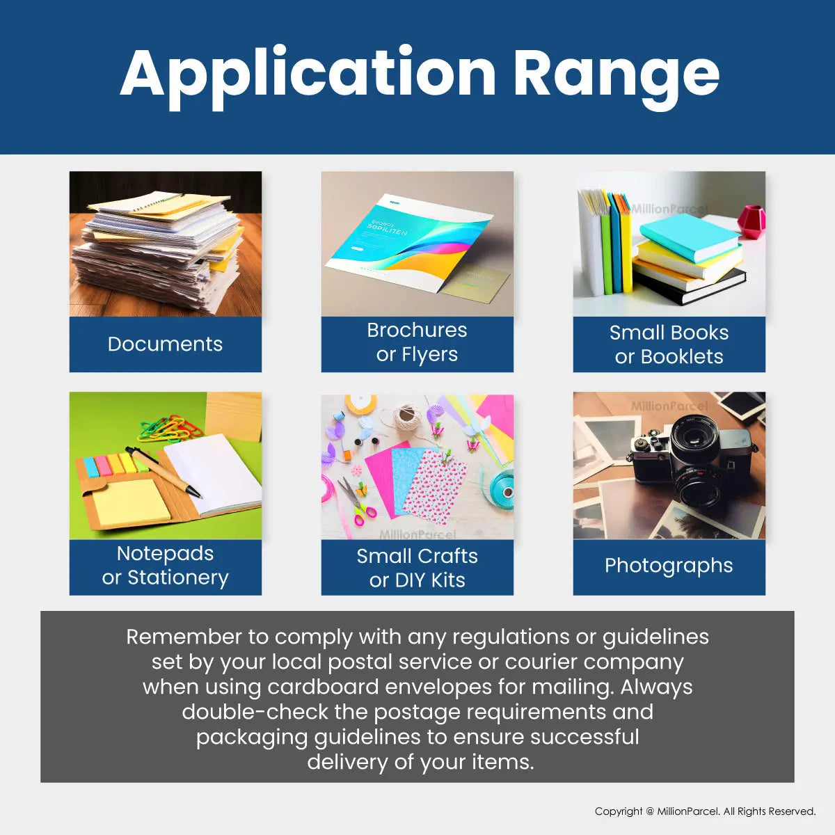 Mailing Cardboard Envelope | Rigid Envelope - MillionParcel