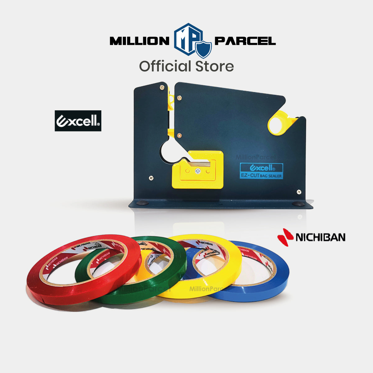 NICHIBAN Plastic Bag Sealer Tape | Bakery Tape