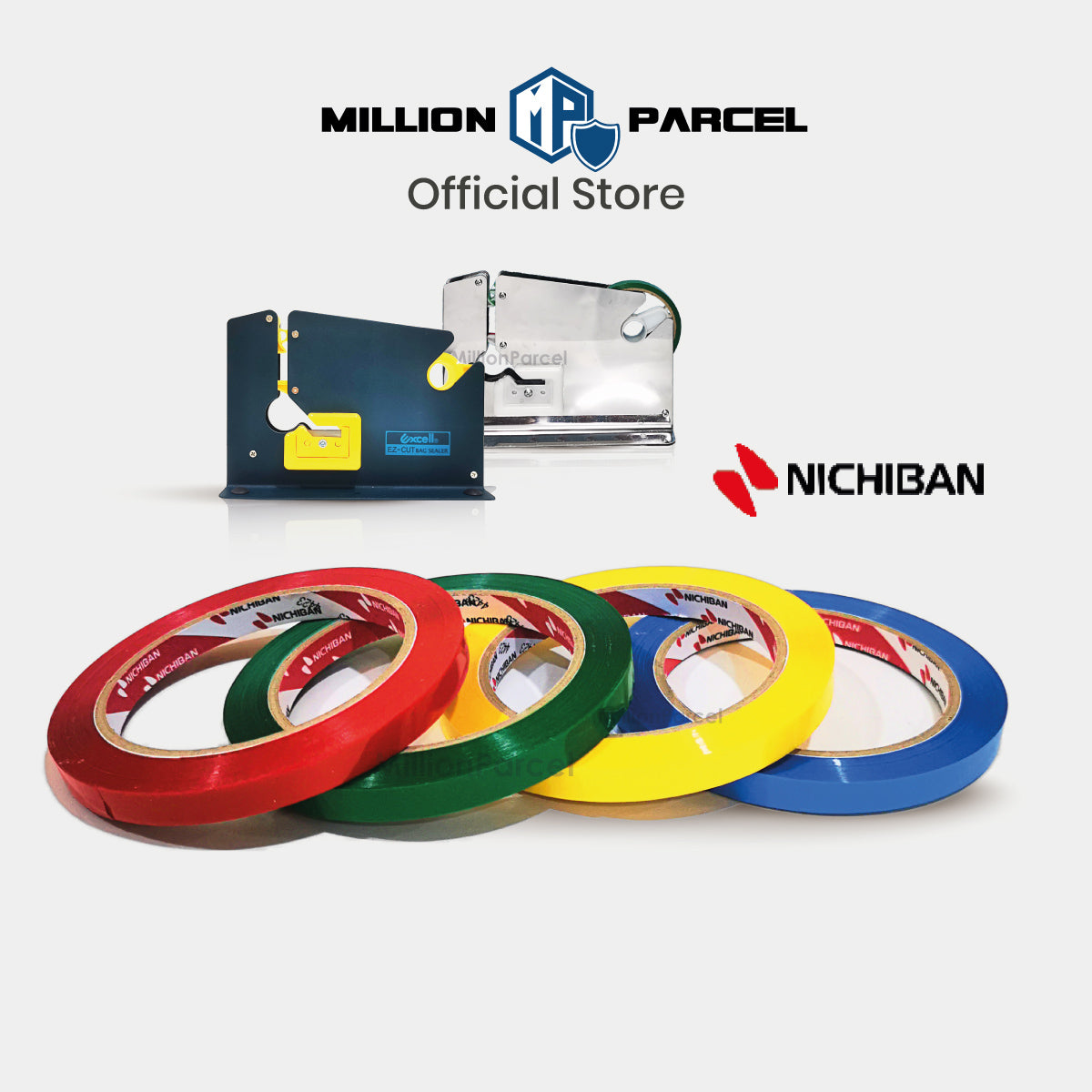 NICHIBAN Plastic Bag Sealer Tape | Bakery Tape