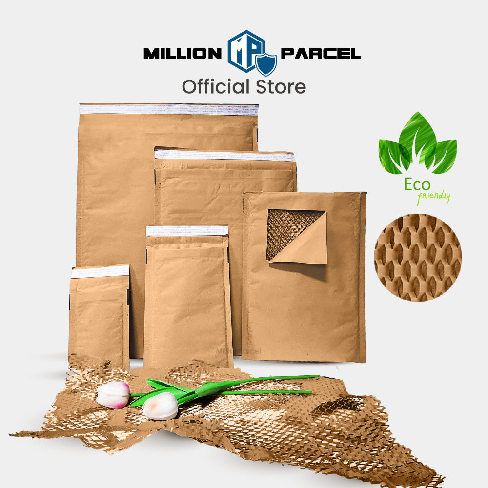 Honeycomb Paper Envelope | Replace bubble wrap envelope - MillionParcel