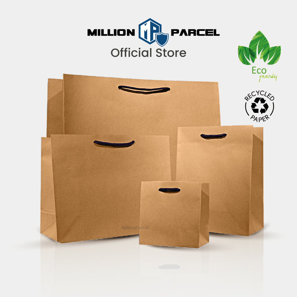 Brown Kraft Paper Bags - MillionParcel