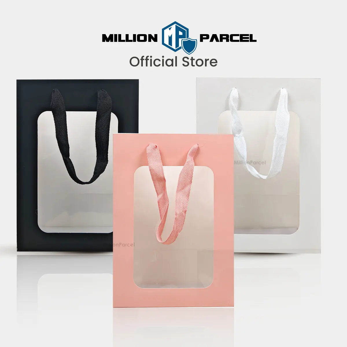 Window Paper Bag | Prefect for Valentines Day & Birthday - MillionParcel