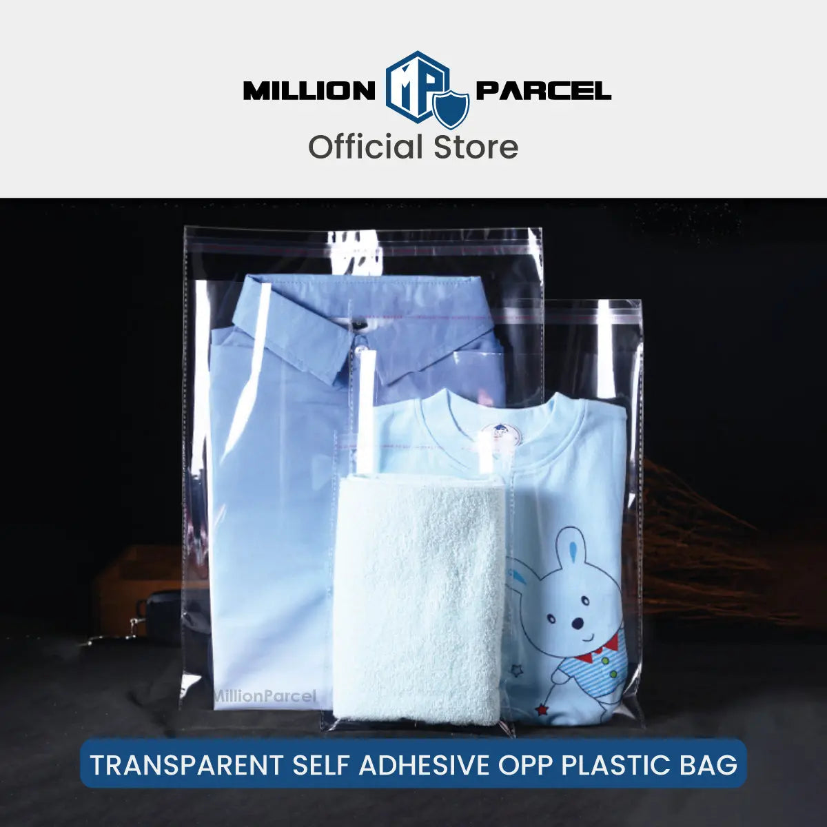 Transparent Self Adhesive OPP Plastic Bag - MillionParcel