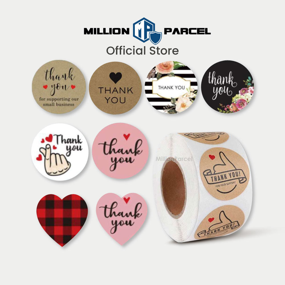 Sticker Label Roll & Sheets | Handmade & Thank you and etc - MillionParcel