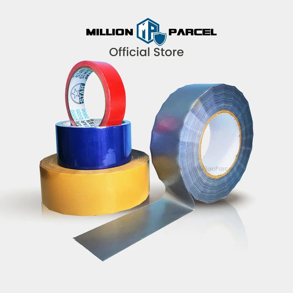 STAR 2000 Cloth Tape | Duct Tape - Easy Tear - MillionParcel