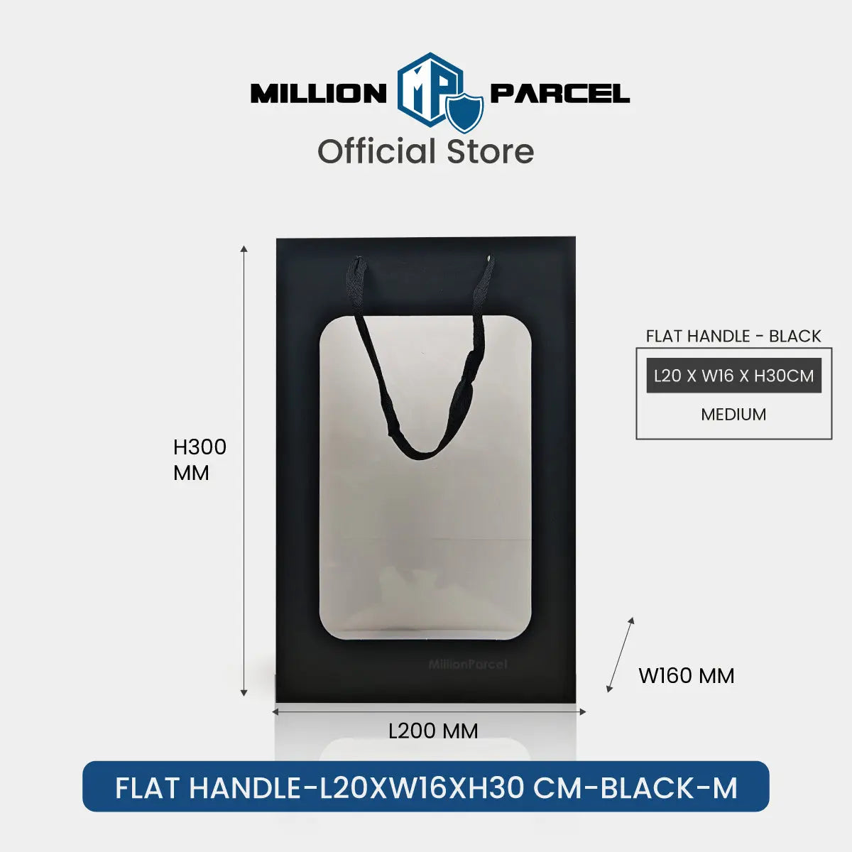 Window Paper Bag | Prefect for Valentines Day & Birthday - MillionParcel