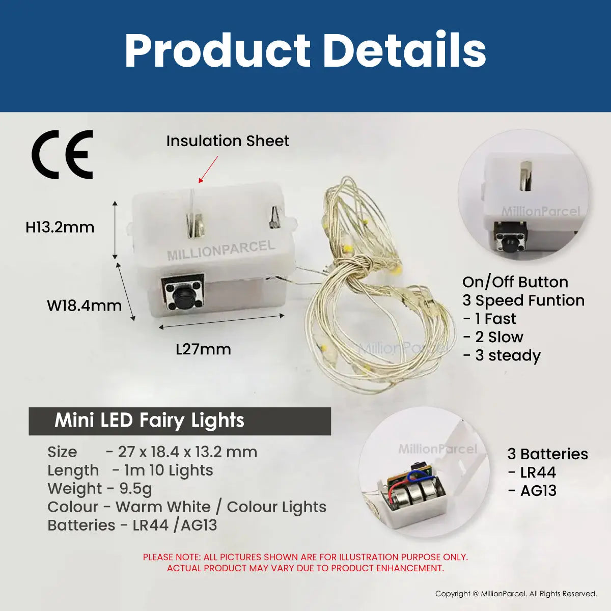 Mini LED Fairy Lights - MillionParcel
