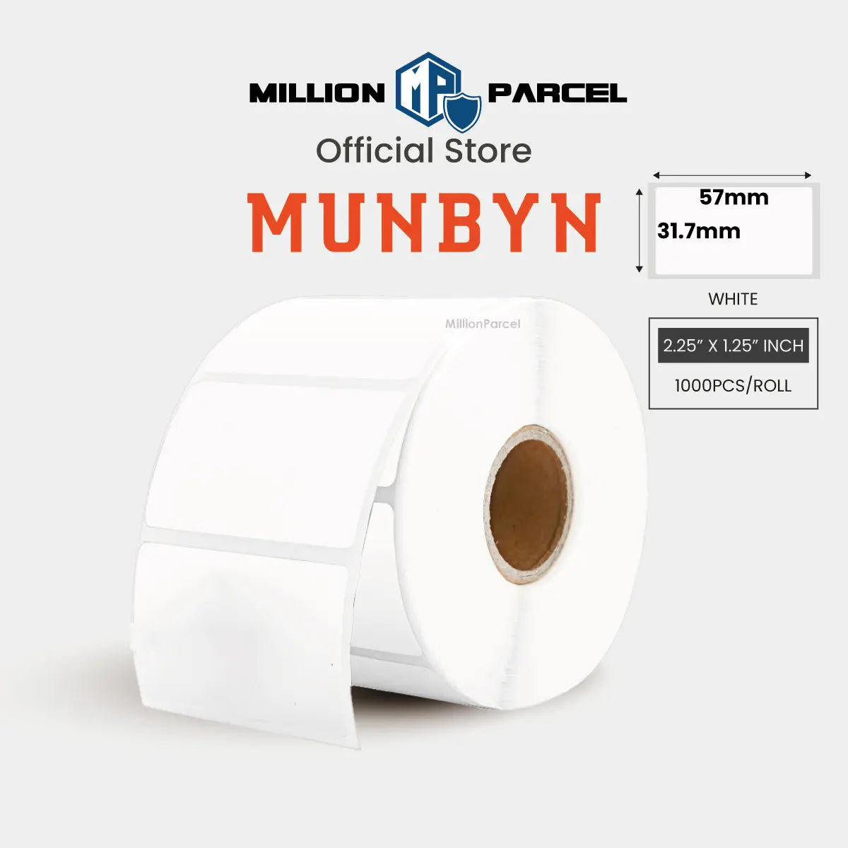 MUNBYN Rectangle Thermal Label | Circle Label | Holographic Label - MillionParcel