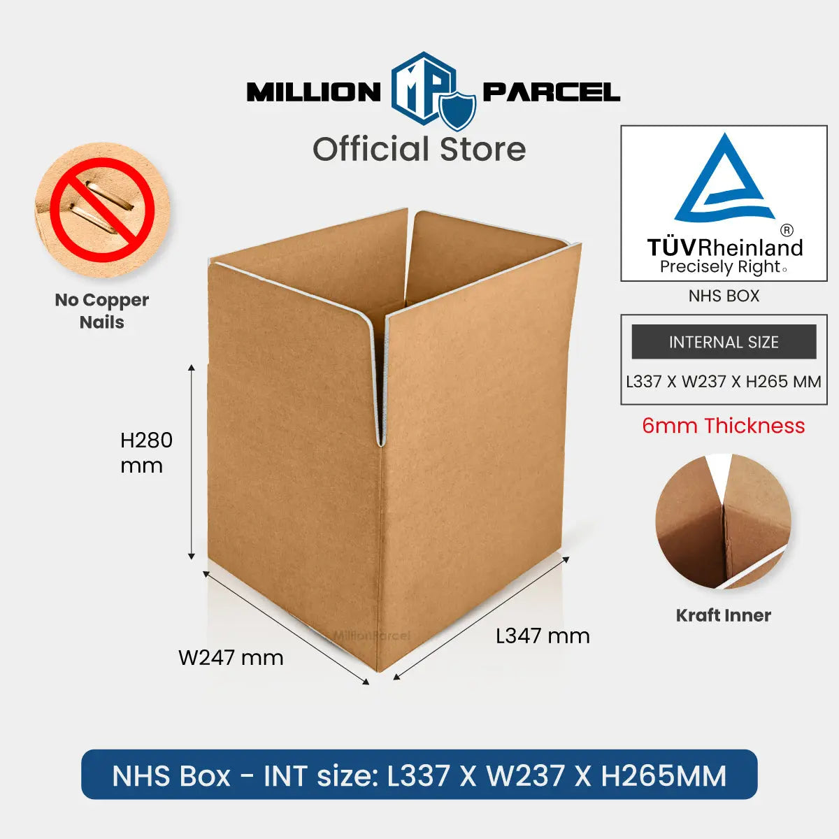 Thermal Insulation Carton Box | Aluminum Foil Box | Thermal Box - MillionParcel