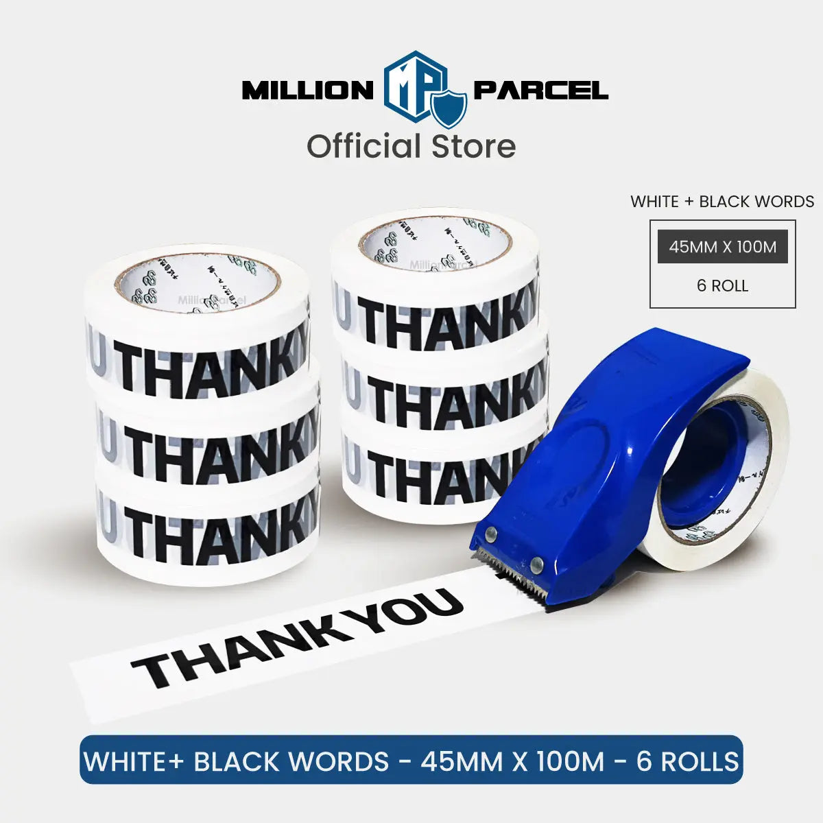 Thank You Adhesive tape | Opp Tape - MillionParcel