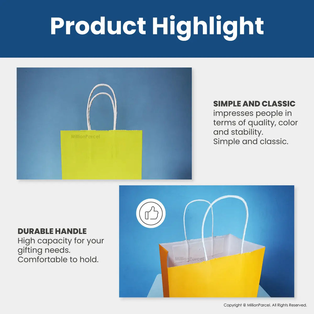 Kraft Paper Bag with Twisted Handle