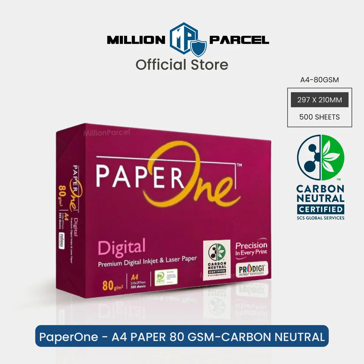 PaperOne & Double A | A4 paper | A3 paper | A5 paper | Carbon Neutral Certified - MillionParcel