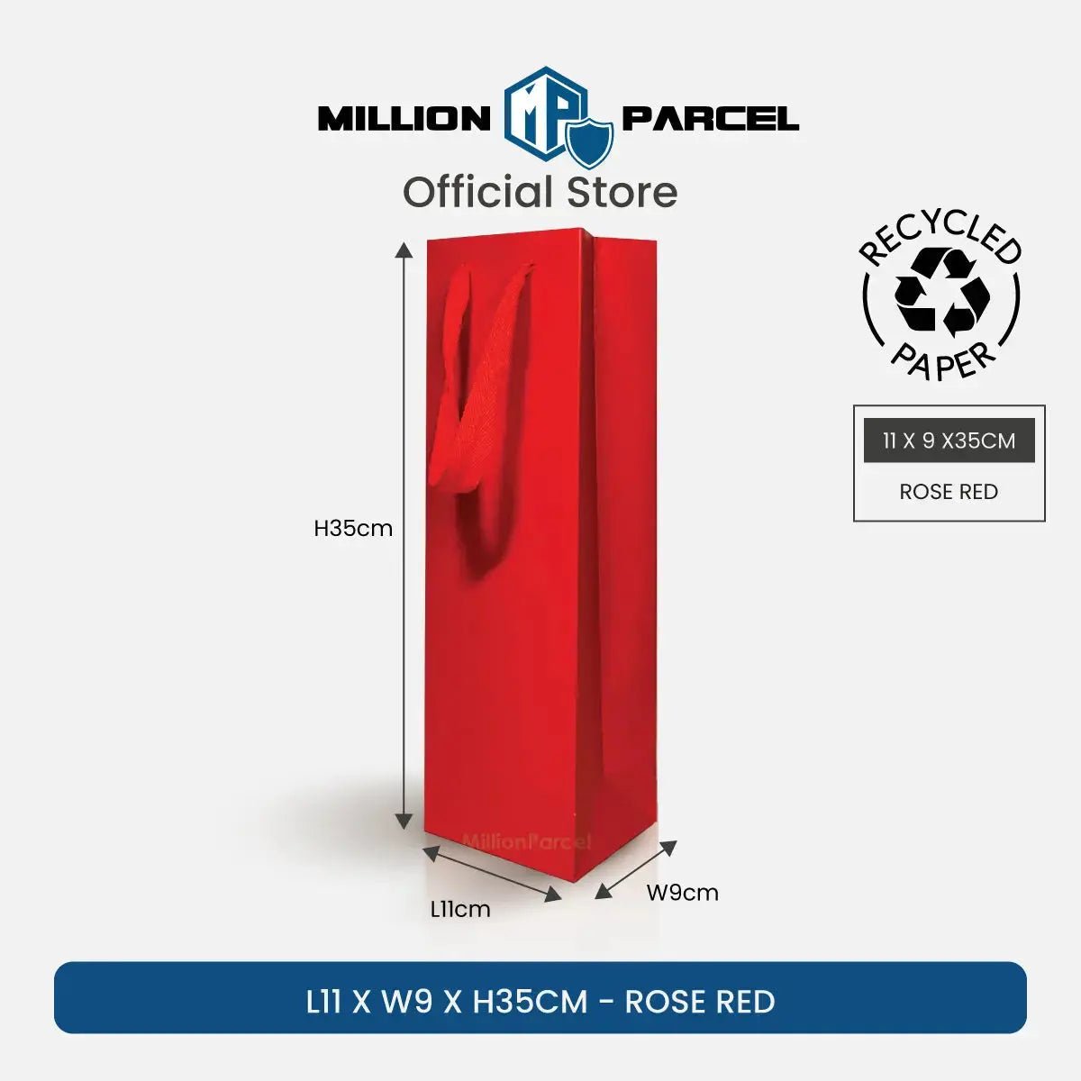 Premium Wine Paper Bag | Wine Gift Bag - MillionParcel