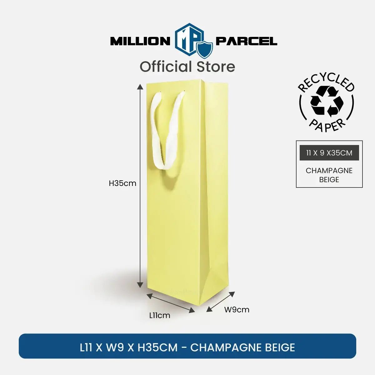 Premium Wine Paper Bag | Wine Gift Bag - MillionParcel