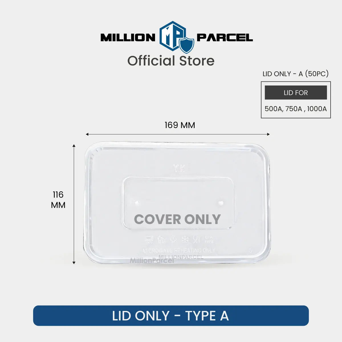 Disposable Plastic Food Container in Singapore - MillionParcel