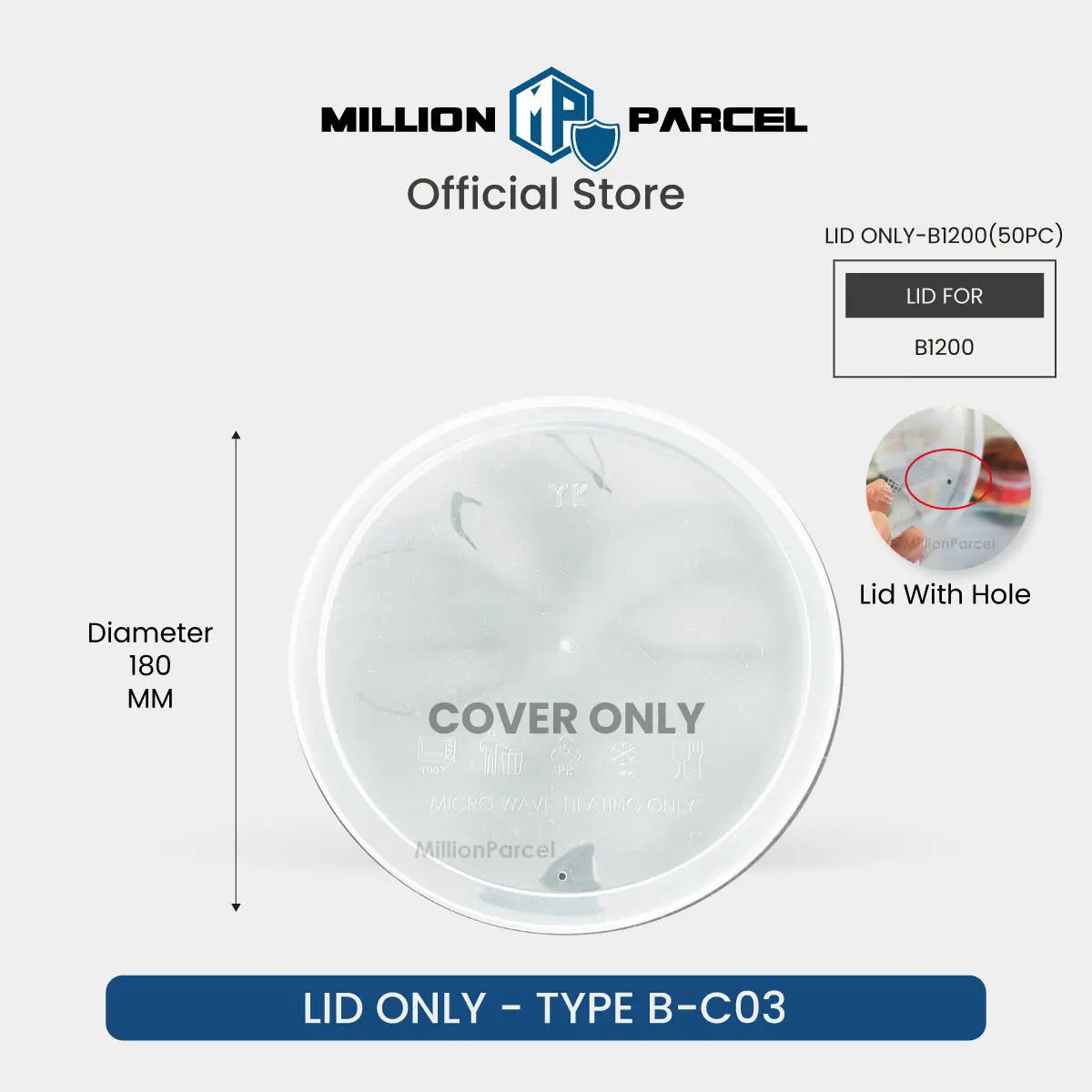 Disposable Plastic Food Container in Singapore - MillionParcel